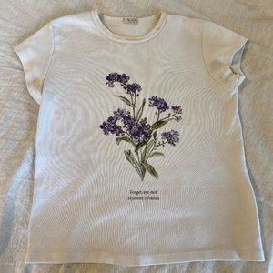 John Galt “Forget-Me-Not” flower top